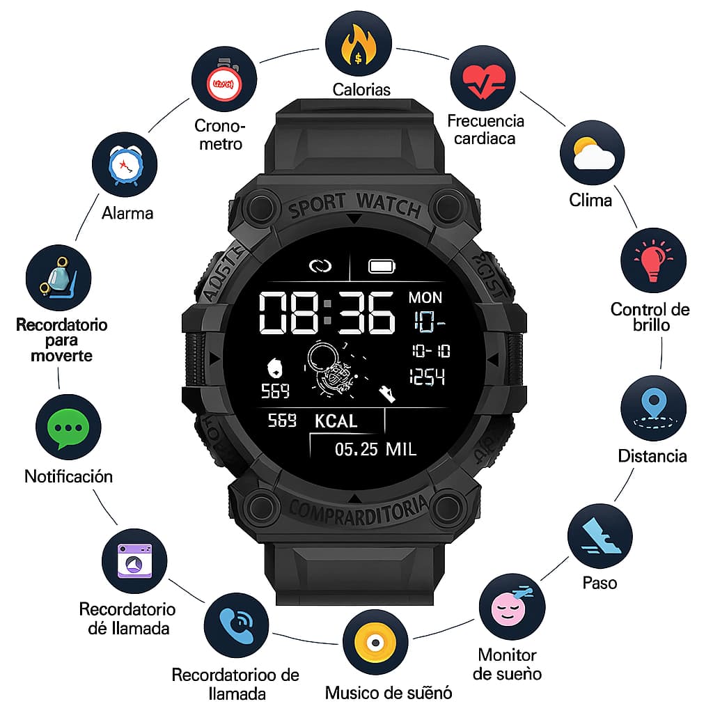 Reloj Inteligente indestructible G-SportsMax® - ¡COMPRA 1 Y LLÉVATE 2 SOLO HOY!  🔥